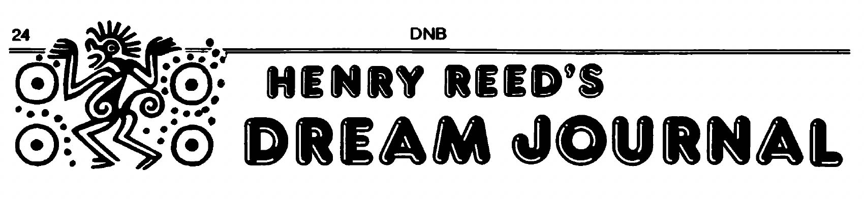 Henry Reed's Dream Journal